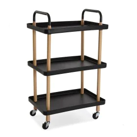 Vegetable trolley Versa Black Metal polypropylene (36 x 85 x 53,5 cm) by Versa, Shelves and supports - Ref: S3409617, Price: ...