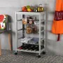 Vegetable trolley Versa Grey 30 x 85 x 51 cm Metal MDF Wood by Versa, Shelves and supports - Ref: S3411018, Price: 60,79 €, D...