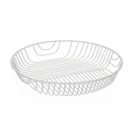 Frutero Versa Blanco Metal Acero 30 x 4,7 x 30 cm de Versa, Cuencos y tazones - Ref: S3411473, Precio: 11,13 €, Descuento: %