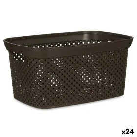 Panier Marron Plastique 10 L Organisateur (24 Unités) de Kipit, Boîtes et coffres de rangement - Réf : S3618782, Prix : 63,96...