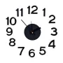 Wall Clock Sticker Black ABS EVA Ø 35 cm (6 Units) by Gift Decor, Wall Clocks - Ref: S3621126, Price: 65,19 €, Discount: %