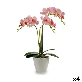 Pianta Decorativa Orchidea Plastica 20 x 49 x 26 cm (4 Unità) di Ibergarden, Piante artificiali - Rif: S3623934, Prezzo: 45,6...