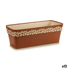 Jardinera Autorriego Stefanplast Cloe Terracota Plástico 17,5 x 17 x 49,5 cm (12 Unidades) de Stefanplast, Maceteros de venta...