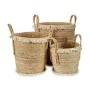 Juego de Cestos Natural Paja (2 Unidades) de Gift Decor, Cestos de almacenaje - Ref: S3625294, Precio: 67,91 €, Descuento: %