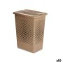 Laundry Basket Beige Plastic 38 L 27 x 49,5 x 38,5 cm (10 Units) by Kipit, Laundry Baskets - Ref: S3626352, Price: 81,03 €, D...