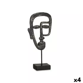 Figurine Décorative Visage Noir 19,5 x 38 x 10,5 cm (4 Unités) de Gift Decor, Objets de décoration - Réf : S3626823, Prix : 4...