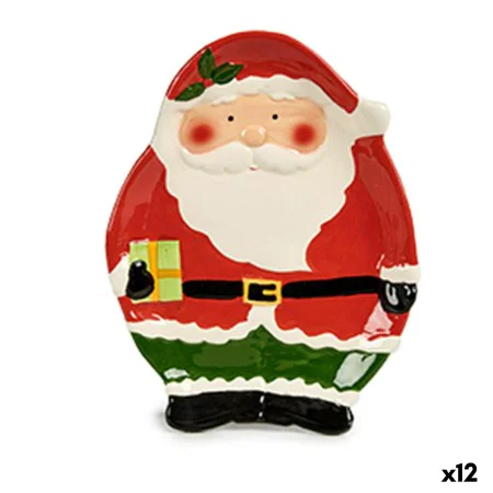 Centerpiece Red Ceramic 19,4 x 3,2 x 25,3 cm (12 Units) by Krist+, Christmas - Ref: S3628825, Price: 77,63 €, Discount: %