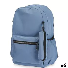 Mochila Escolar Azul 37 x 50 x 7 cm (6 Unidades) de Pincello, Mochilas infantis - Ref: S3629141, Preço: 58,65 €, Desconto: %