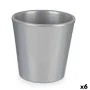 Pot Ø 14 cm Argenté (6 Unités) de Ibergarden, Pots de fleurs - Réf : S3630602, Prix : 16,40 €, Remise : %