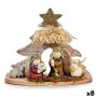 Christmas nativity set Multicolour Wood Ceramic 8,5 x 16,5 x 20 cm (8 Units) by Krist+, Christmas - Ref: S3631763, Price: 65,...