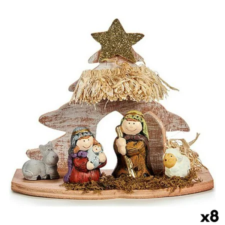 Crèche de Noël Multicouleur Bois Céramique 8,5 x 16,5 x 20 cm (8 Unités) de Krist+, Noël - Réf : S3631763, Prix : 65,69 €, Re...