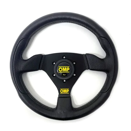 Racing Steering Wheel OMP Trecento Uno Polyurethane Black Ø 30 cm by OMP, Steering wheels and shafts - Ref: S37115024, Price:...