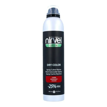 Ansatzspray für graues Haar Green Dry Color Nirvel Green Dry Mahagoni (300 ml) von Nirvel, Tönungen - Ref: S4253501, Preis: 1...