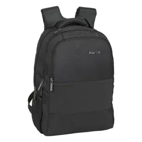 Rucksack for Laptop and Tablet with USB Output Safta 15,6'' Black 30 x 43 x 16 cm by Safta, Bags and covers for laptops and n...