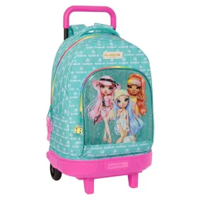 Cartable à roulettes Rainbow High Paradise Turquoise 33 X 45 X 22 cm de Rainbow High, Sacs à dos enfant - Réf : S4309414, Pri...