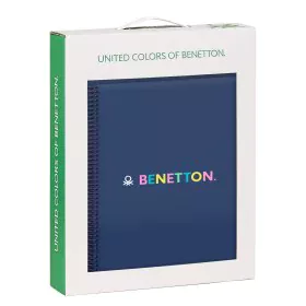 Set de Papelaria Benetton Cool Azul Marinho 2 Peças de Benetton, Conjuntos de material escolar - Ref: S4309963, Preço: 10,47 ...