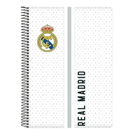 Libreta Real Madrid C.F. Blanco Gris A5 80 Hojas de Real Madrid C.F., Libretas de ejercicios - Ref: S4311121, Precio: 4,39 €,...