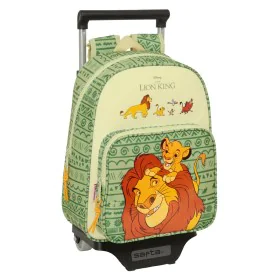 School Rucksack with Wheels Mufasa Green Beige 27 x 33 x 10 cm by Mufasa, Children's Backpacks - Ref: S4311246, Price: 33,15 ...