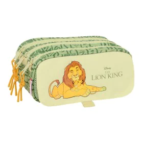 Portatodo Triple Mufasa Verde Beige 21,5 x 10 x 8 cm de Mufasa, Estuches - Ref: S4311255, Precio: 17,11 €, Descuento: %