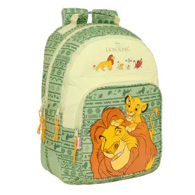 School Bag Mufasa Green Beige 32 x 42 x 15 cm by Mufasa, Children's Backpacks - Ref: S4311258, Price: 37,03 €, Discount: %