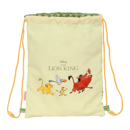 Bolsa Mochila con Cuerdas Mufasa Verde Beige 26 x 34 x 1 cm de Mufasa, Bolsas escolares - Ref: S4311260, Precio: 10,72 €, Des...