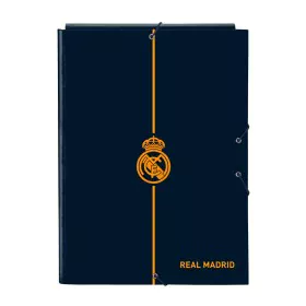 Carpeta de anillas Real Madrid C.F. 2nd Kit 24/25 Azul marino A4 26 x 33.5 x 2.5 cm de Real Madrid C.F., Archivadores - Ref: ...