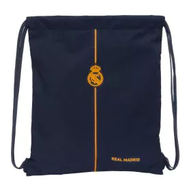 Saco Mochila com Cordas Real Madrid C.F. 2nd Kit 24/25 Azul Marinho 35 x 40 x 1 cm de Real Madrid C.F., Sacos escolares - Ref...