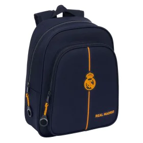 Mochila Escolar Real Madrid C.F. 2nd Kit 24/25 Azul Marinho 27 x 33 x 10 cm de Real Madrid C.F., Mochilas infantis - Ref: S43...