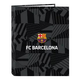 Carpeta de anillas F.C. Barcelona Black Negro A4 26.5 x 33 x 4 cm de F.C. Barcelona, Archivadores - Ref: S4311318, Precio: 6,...