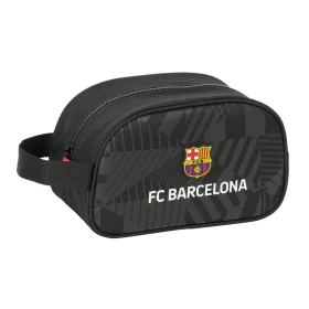 Neceser de Viaje F.C. Barcelona Black Negro Deportivo 26 x 15 x 12 cm de F.C. Barcelona, Neceseres de viaje - Ref: S4311322, ...