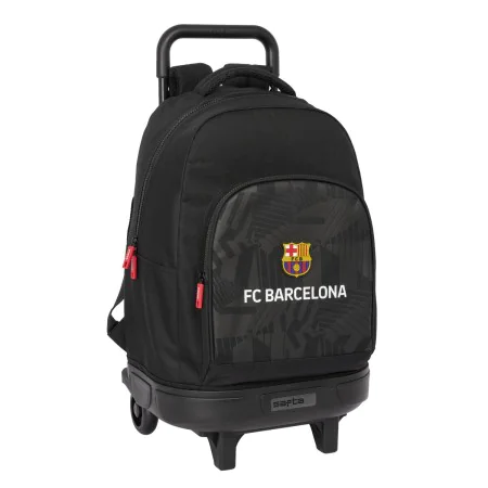 Mochila Escolar com Rodas F.C. Barcelona Black Preto 33 x 45 x 22 cm de F.C. Barcelona, Mochilas infantis - Ref: S4311338, Pr...