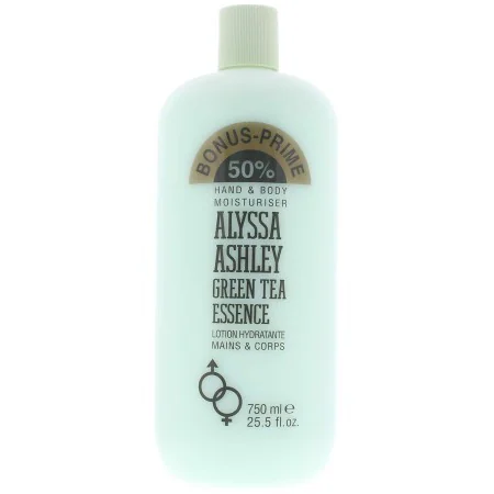 Body Lotion Green Tea Essence Alyssa Ashley (750 ml) by Alyssa Ashley, Moisturisers - Ref: S4500407, Price: 10,29 €, Discount: %