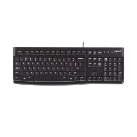 Keyboard Logitech Black French AZERTY by Logitech, Keyboards - Ref: S55080722, Price: 19,25 €, Discount: %