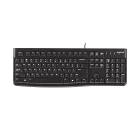 Clavier Logitech Noir Français AZERTY de Logitech, Claviers - Réf : S55080722, Prix : 20,56 €, Remise : %