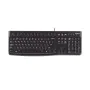 Keyboard Logitech Black French AZERTY by Logitech, Keyboards - Ref: S55080722, Price: 19,25 €, Discount: %