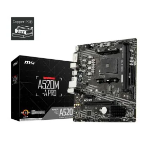 Carte Mère MSI 7C96-001R mATX AM4  AMD® A520 AMD AMD AM4 de MSI, Cartes mères - Réf : S5605177, Prix : 58,46 €, Remise : %