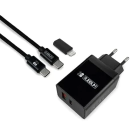 Wall Charger Subblim SUBCHG-3WPD11 Black/Grey by Subblim, Chargers - Ref: S5622298, Price: 26,11 €, Discount: %