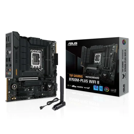 Carte Mère Asus TUF GAMING B760M-PLUS WIFI II LGA 1700 de Asus, Cartes mères - Réf : S5627806, Prix : 224,02 €, Remise : %