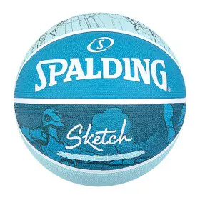 Balón de Baloncesto Spalding Sketch Dribble Azul Caucho (Talla 7) de Spalding, Balones - Ref: S64131120, Precio: 31,44 €, Des...