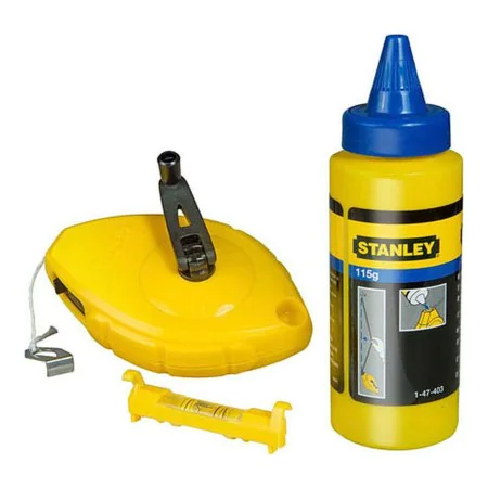 Chalk liner kit Stanley Blue 30 m 30 gr by Stanley, Chalk Lines - Ref: S6500873, Price: 10,15 €, Discount: %