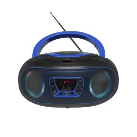 Rádio CD MP3 Denver Electronics Bluetooth LED LCD Azul Preto/Azul de Denver Electronics, Leitores de CD - Ref: S6501785, Preç...