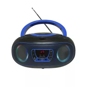 Rádio CD MP3 Denver Electronics Bluetooth LED LCD Azul Preto/Azul de Denver Electronics, Leitores de CD - Ref: S6501785, Preç...