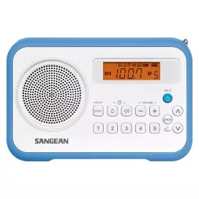 Radio Sangean PRD18W Bleu Ambre Bleu/Blanc de Sangean, Radio portables - Réf : S6504921, Prix : 60,65 €, Remise : %