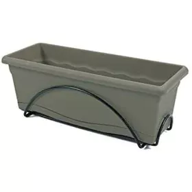 Planter Plastiken Terra For hanging on the balcony Taupe Plastic 50 x 24 x 18 cm by Plastiken, Window Boxes - Ref: S7106217, ...