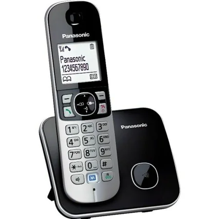 Wireless Phone Panasonic KX-TG6811FRB White Black Black/Silver by Panasonic, Analogue telephones - Ref: S7132830, Price: 57,4...