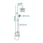 Columna de Ducha Rousseau Acero Inoxidable ABS de Rousseau, Grifos de ducha y bañeras - Ref: S7141635, Precio: 114,87 €, Desc...