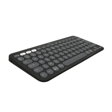 Clavier Bluetooth avec Support pour Tablette Logitech K380 Français Gris Graphite Gris foncé AZERTY de Logitech, Claviers - R...