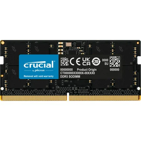 Mémoire RAM Crucial DDR5 SDRAM DDR5 16 GB CL40 de Crucial, Mémoire principale - Réf : S7198175, Prix : 91,52 €, Remise : %