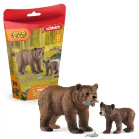 Figuras Schleich 42473 Maman grizzly avec ourson Plástico de Schleich, Animais - Ref: S7198564, Preço: 27,72 €, Desconto: %