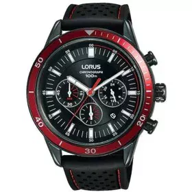 Reloj Hombre Lorus SPORTS Negro (Ø 45 mm) de Lorus, Relojes de pulsera - Ref: S7201988, Precio: 147,55 €, Descuento: %